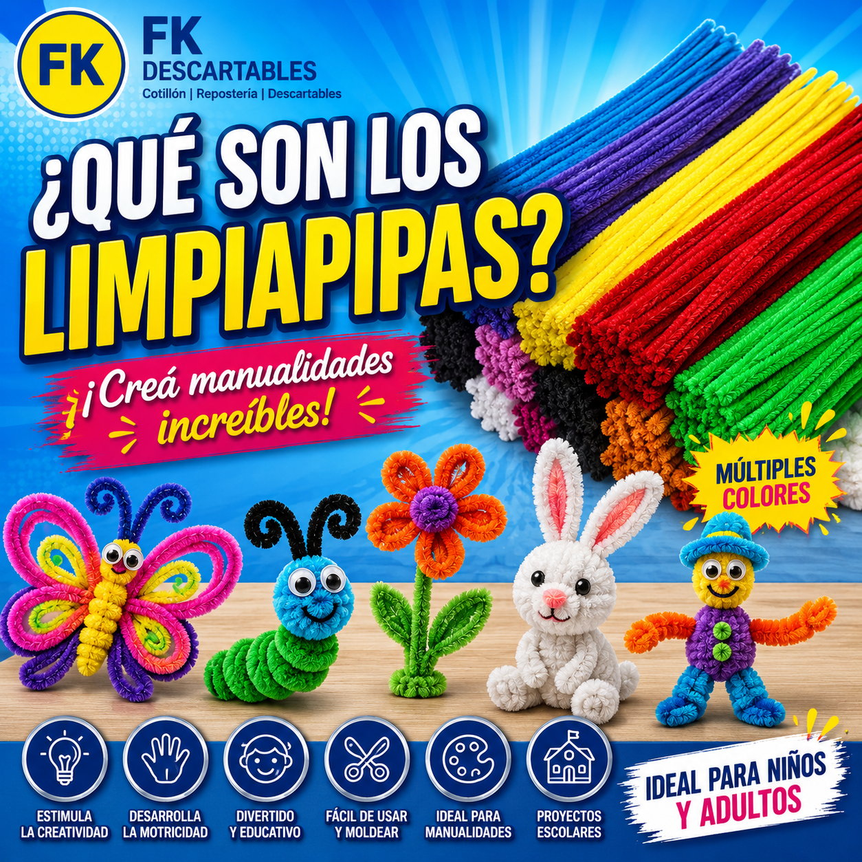 ¿Qué Son los Limpiapipas y Para Qué Sirven? Ideas Creativas para Manualidades