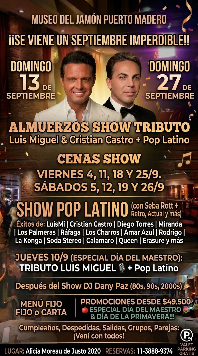 ESPECIAL TRIBUTO A LUIS MIGUEL JUEVES 10