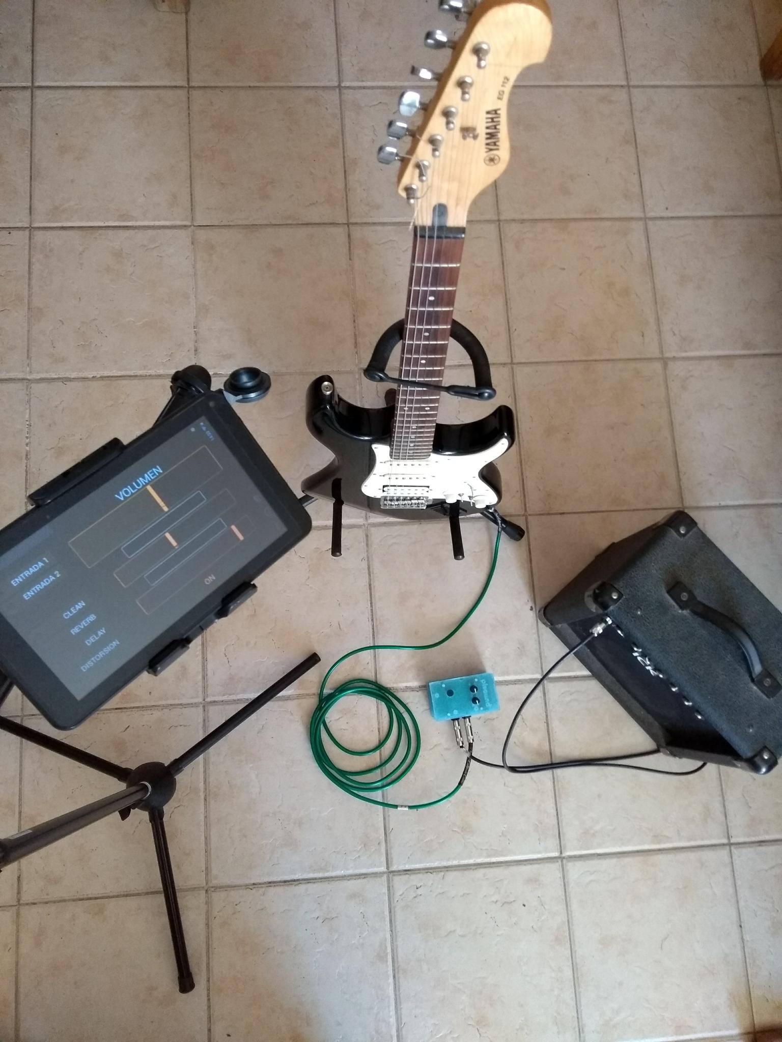 App para control de pedal multiefectos