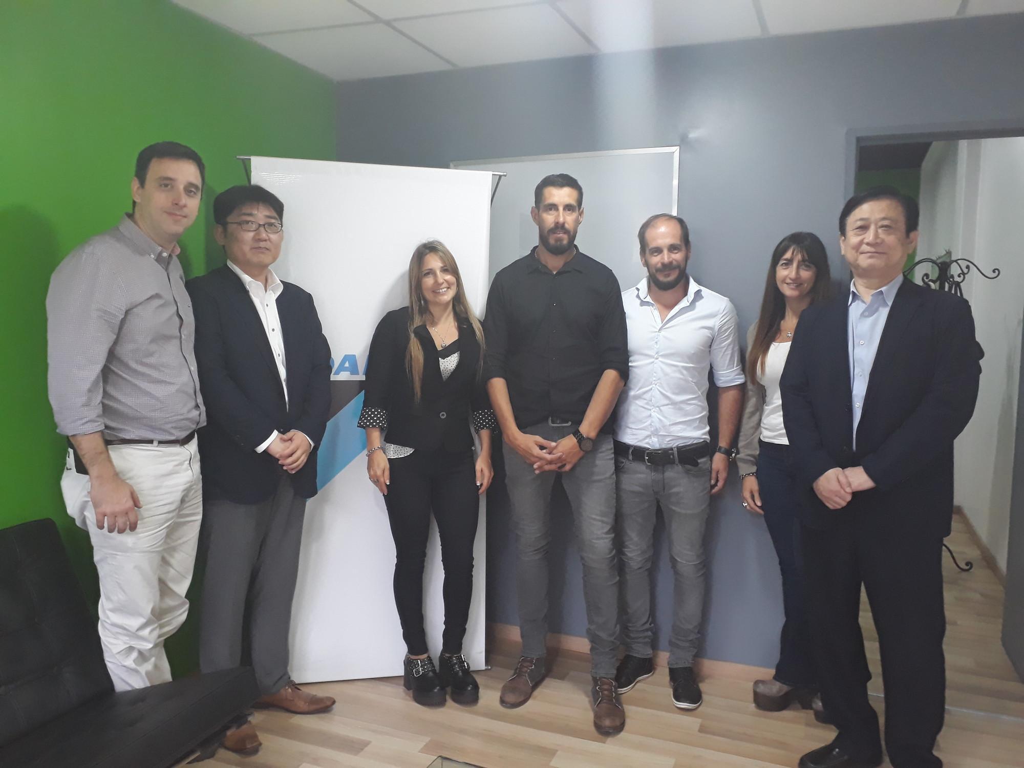Nuestro equipo con directivos de Daikin Argentina