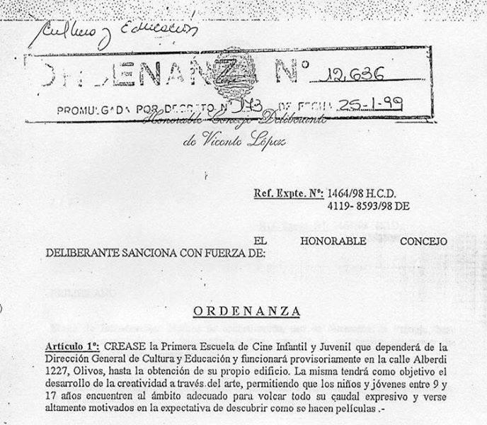 Ordenanza de creación