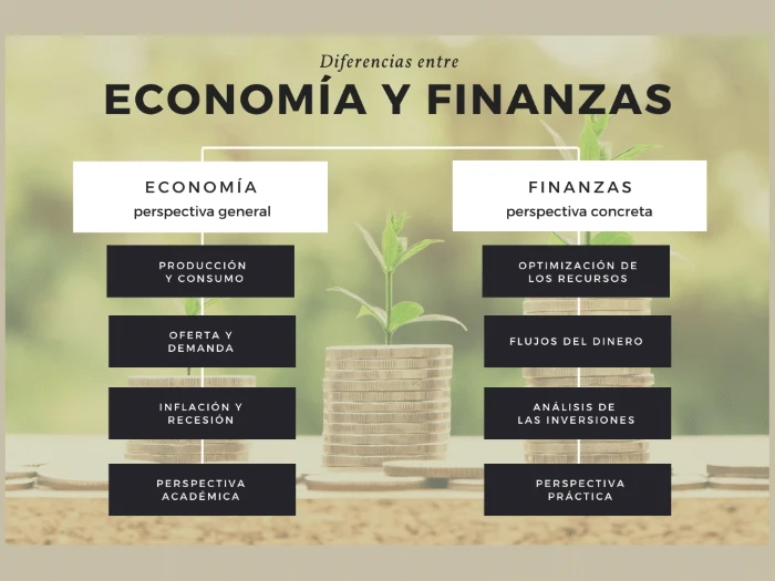 Diferencia entre economía y finanzas:
