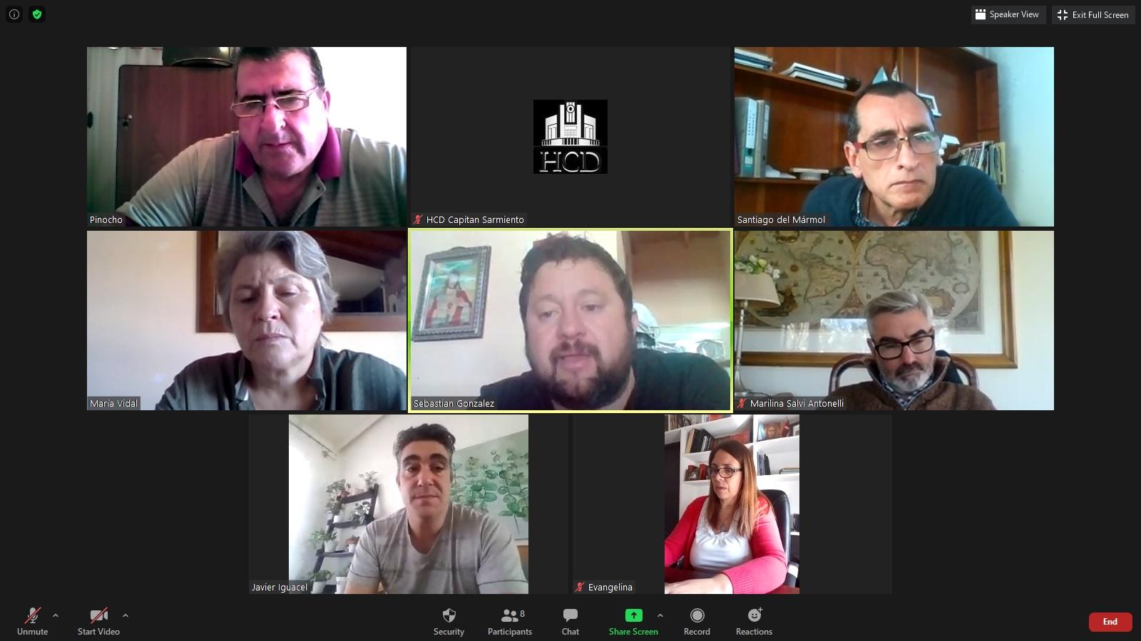 LA COMISIÓN DE OBRAS PÚBLICAS SE REUNIÓ CON EL SR. INTENDENTE Y EL SR. SECRETARIO DE INFRAESTRUCTURA.