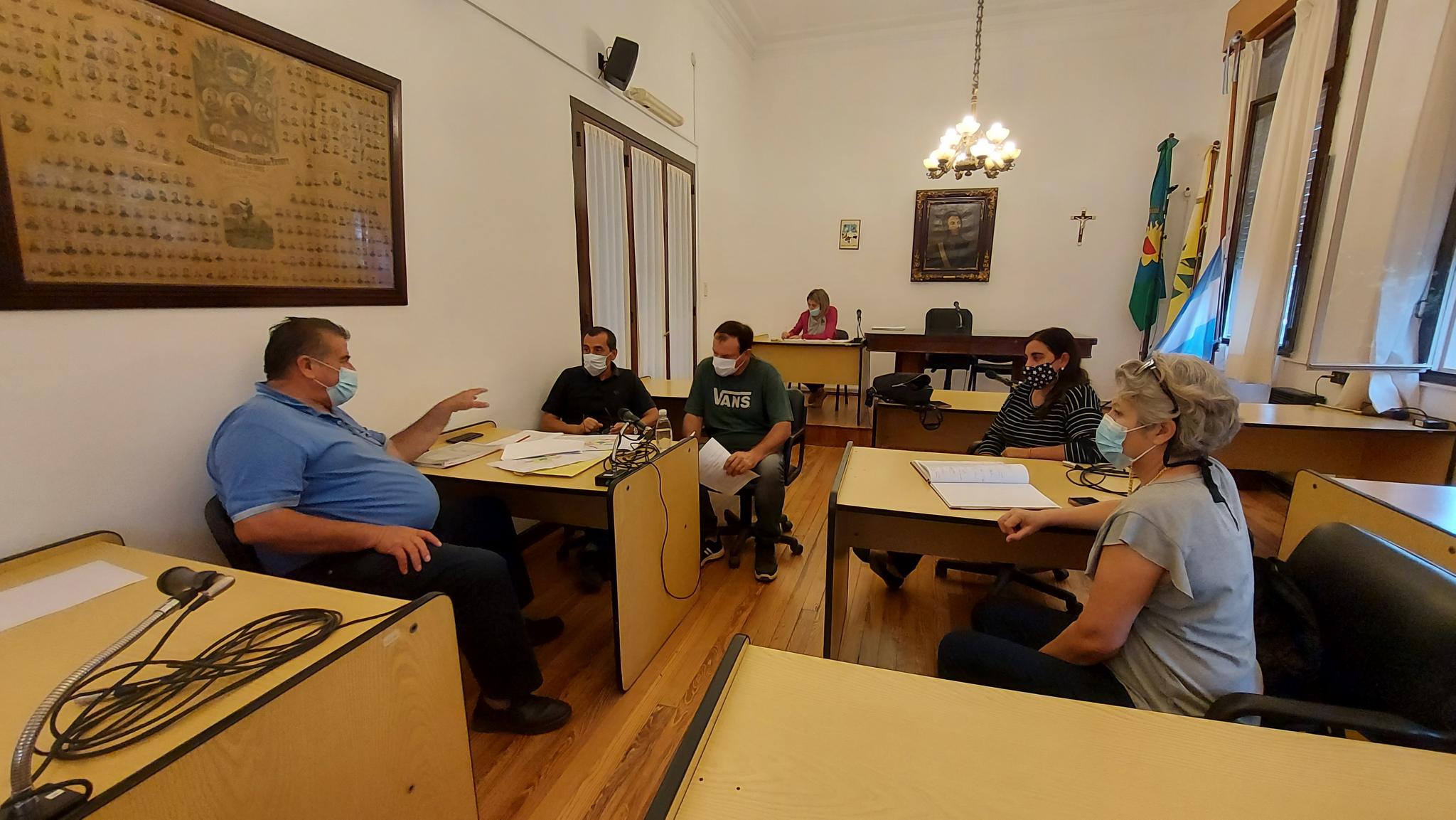 SE REUNIÓ LA COMISIÓN DE OBRAS PUBLICAS CON EL SECRETARIO DE INFRAESTRUCTURA, PLANIFICACION URBANA Y MEDIO AMBIENTE