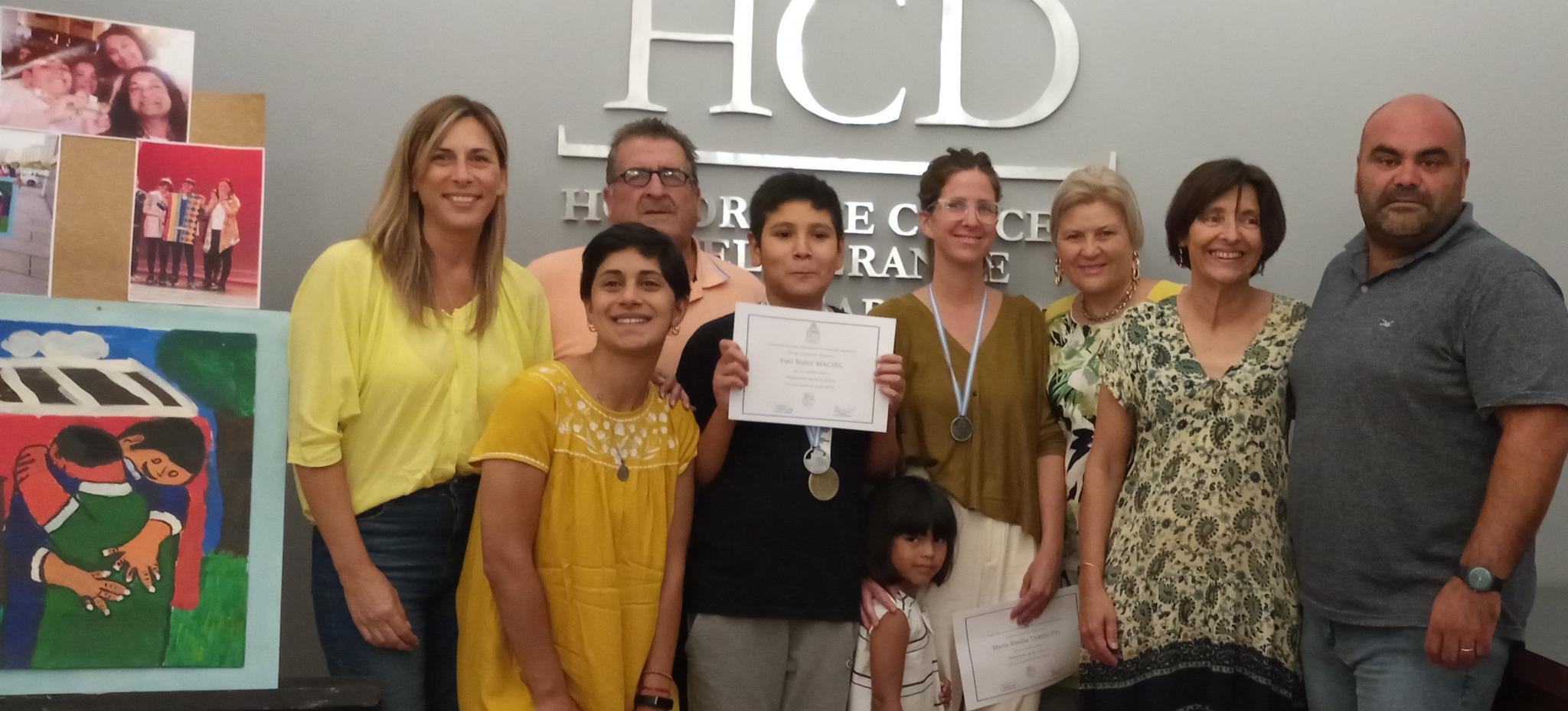 El H.C.D. entregó distinciones a los Destacados en Cultura 2022.