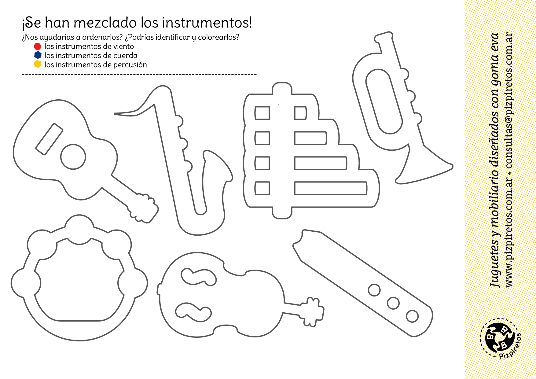 Juego instrumentos