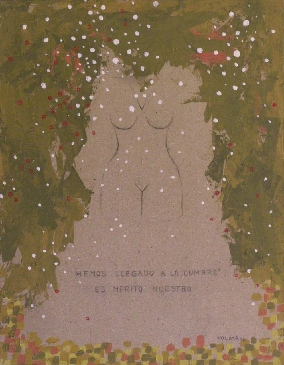 Acrílico y lápiz sobre mdf. 36x28 cm.
