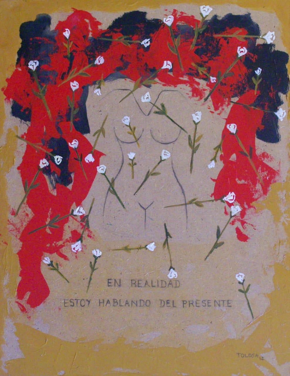 Acrílico y lápiz sobre mdf. 36x28 cm.