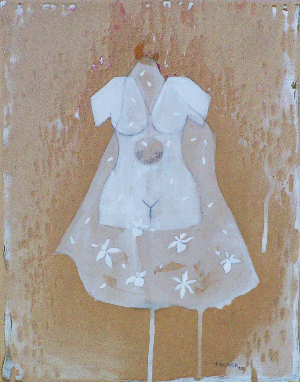 Acrílico y lápiz sobre mdf. 36x28 cm.