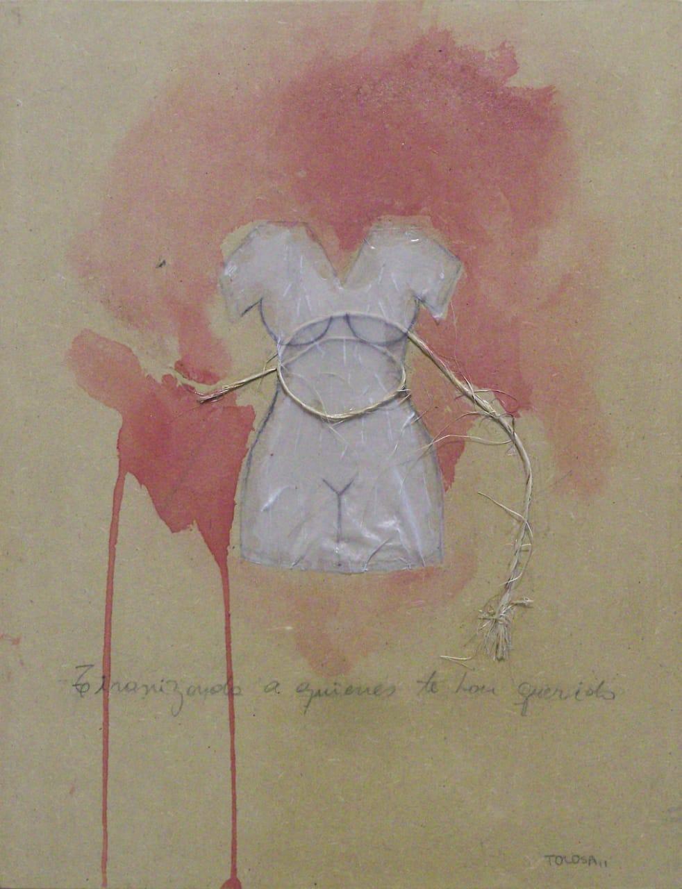 técnica mixta sobre mdf. 36x28 cm.