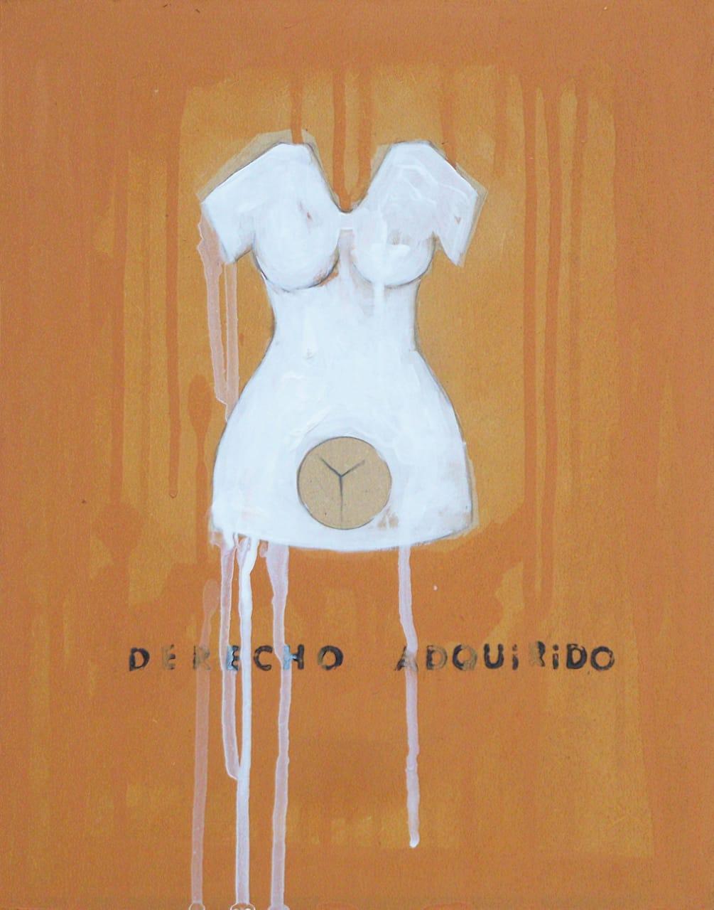 Acrílico y lápiz sobre mdf. 36x28 cm.