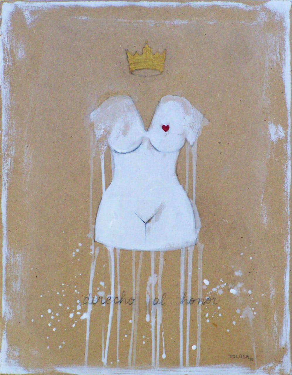 Acrílico y lápiz sobre mdf. 36x28 cm.