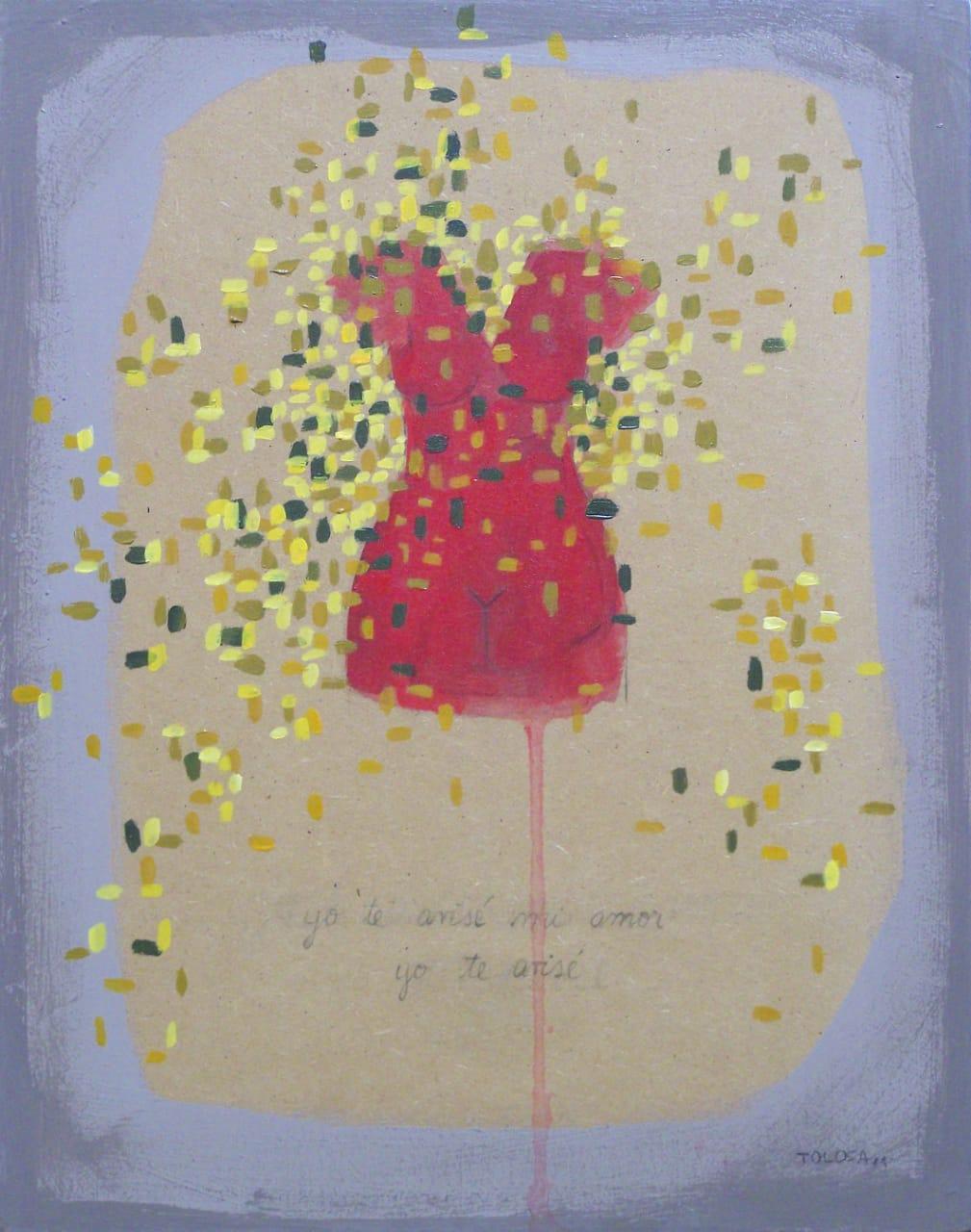 Acrílico y lápiz sobre mdf. 36x28 cm.