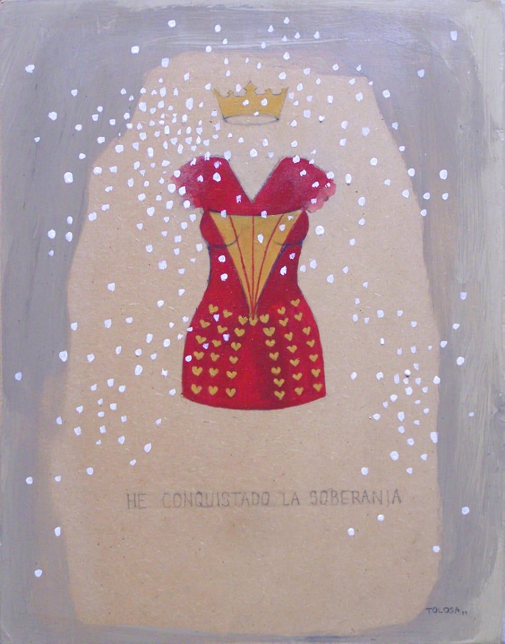Acrílico y lápiz sobre mdf. 36x28 cm.