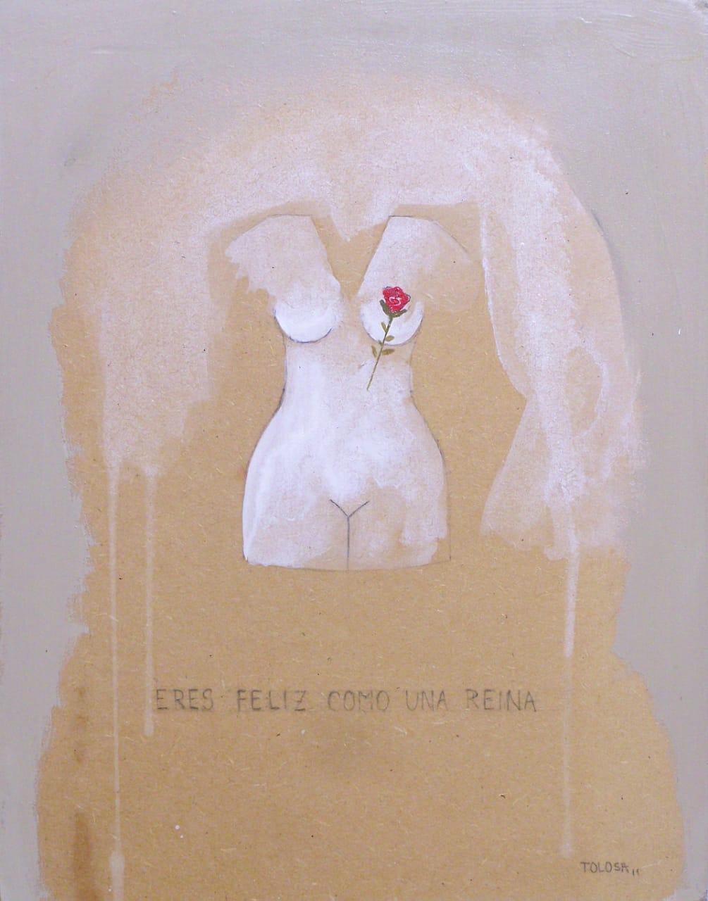 Acrílico y lápiz sobre mdf. 36x28 cm.