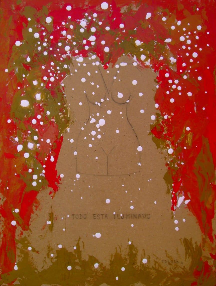 Acrílico y lápiz sobre mdf. 36x28 cm.