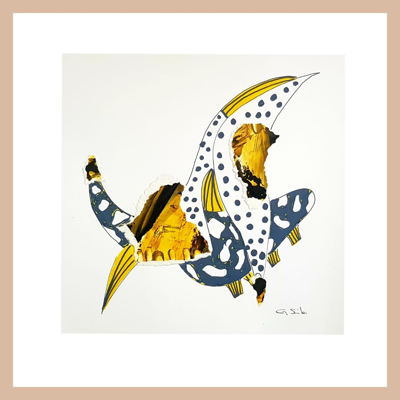 Técnica mixta. 20x20 cm.