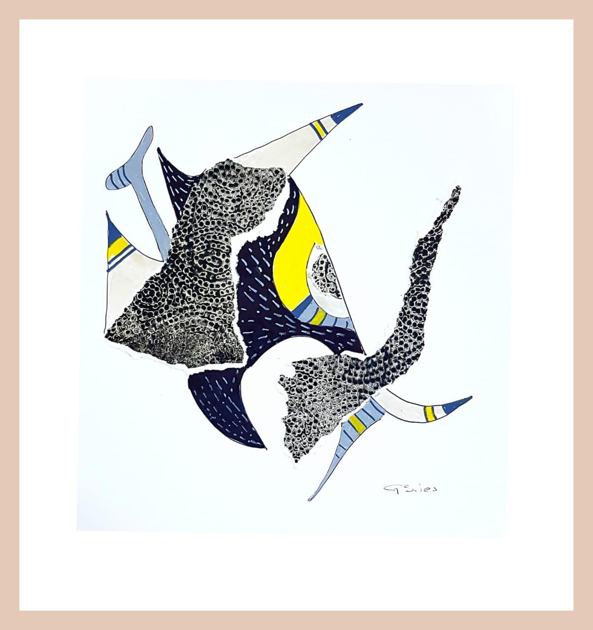 Técnica mixta. 20x20 cm.