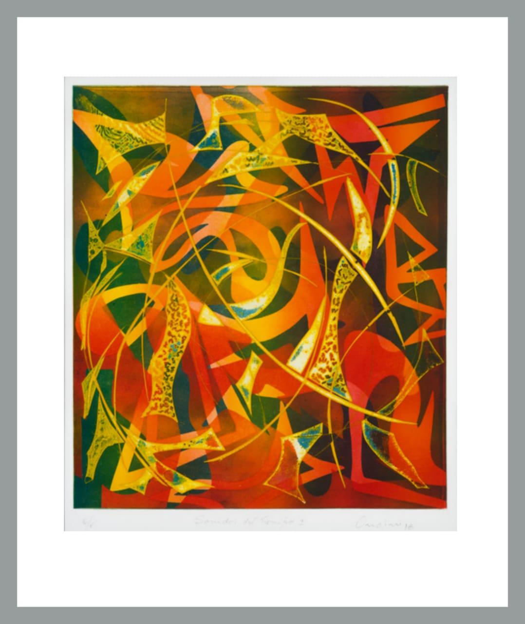 Grabado. 40x35 cm.