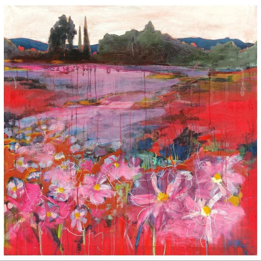 Acrílico sobre lienzo. Meidas: 100x100 cm.