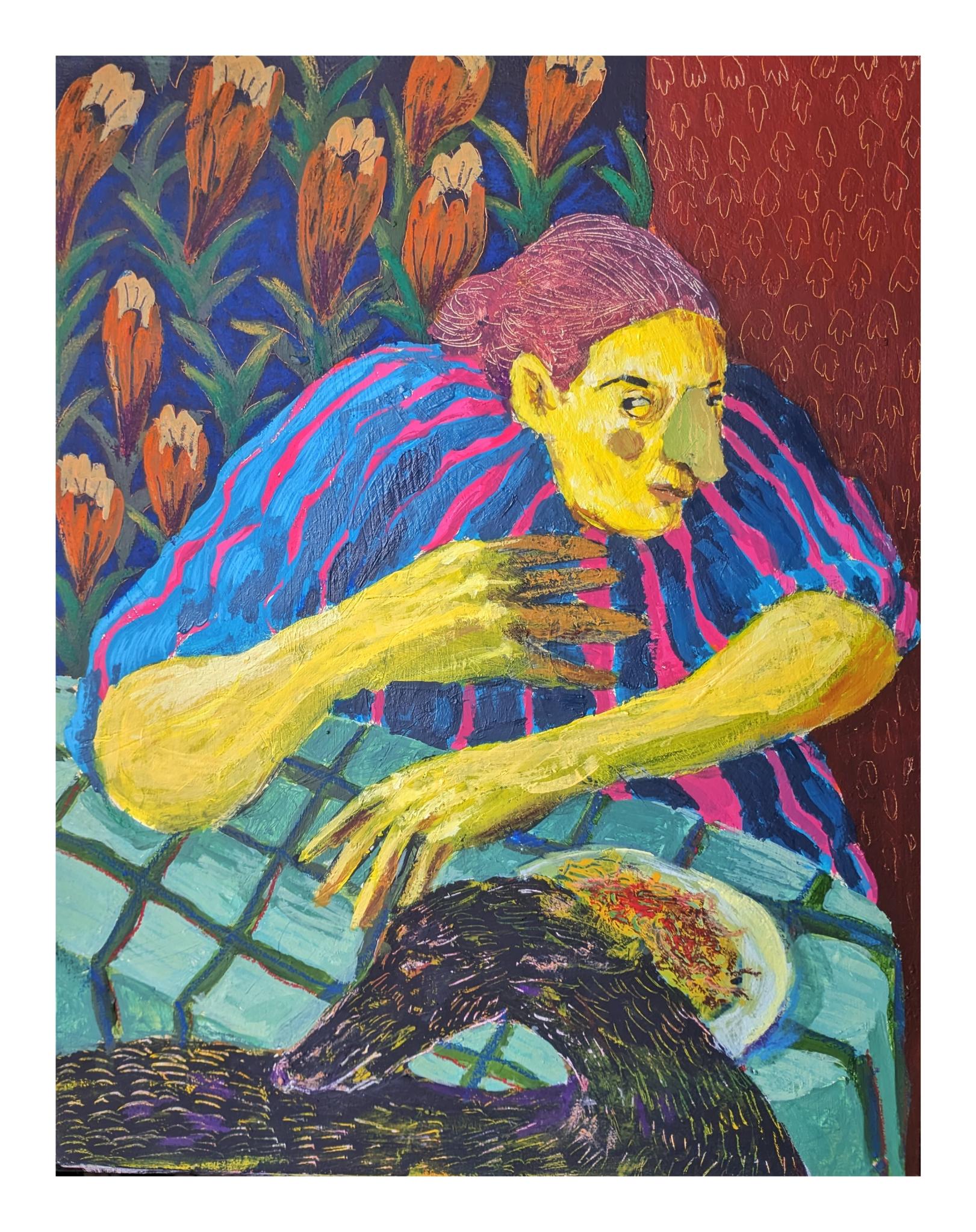 Técnica mixta sobre lienzo. Medidas: 45x35 cm