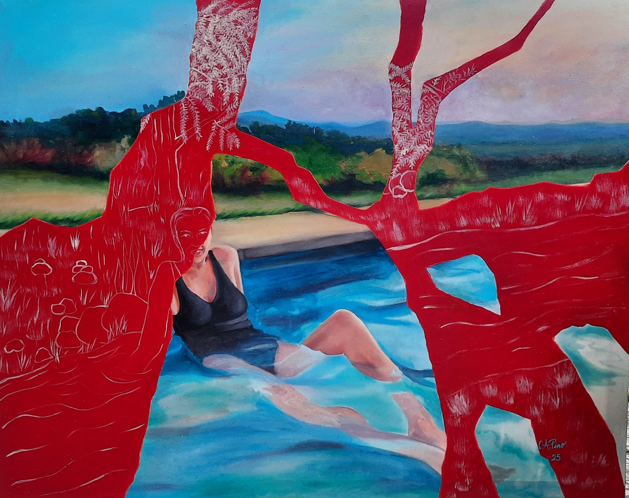Acrilico sobre lienzo Medidas 120x150 cm 2025