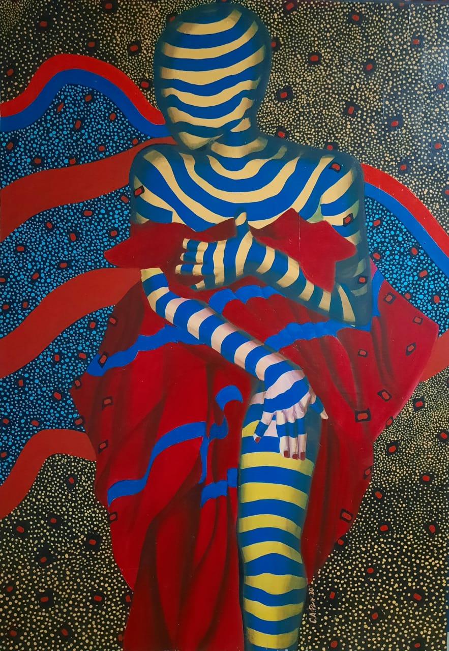  Acrilico sobre lienzo. 100x70 cm.  2020.