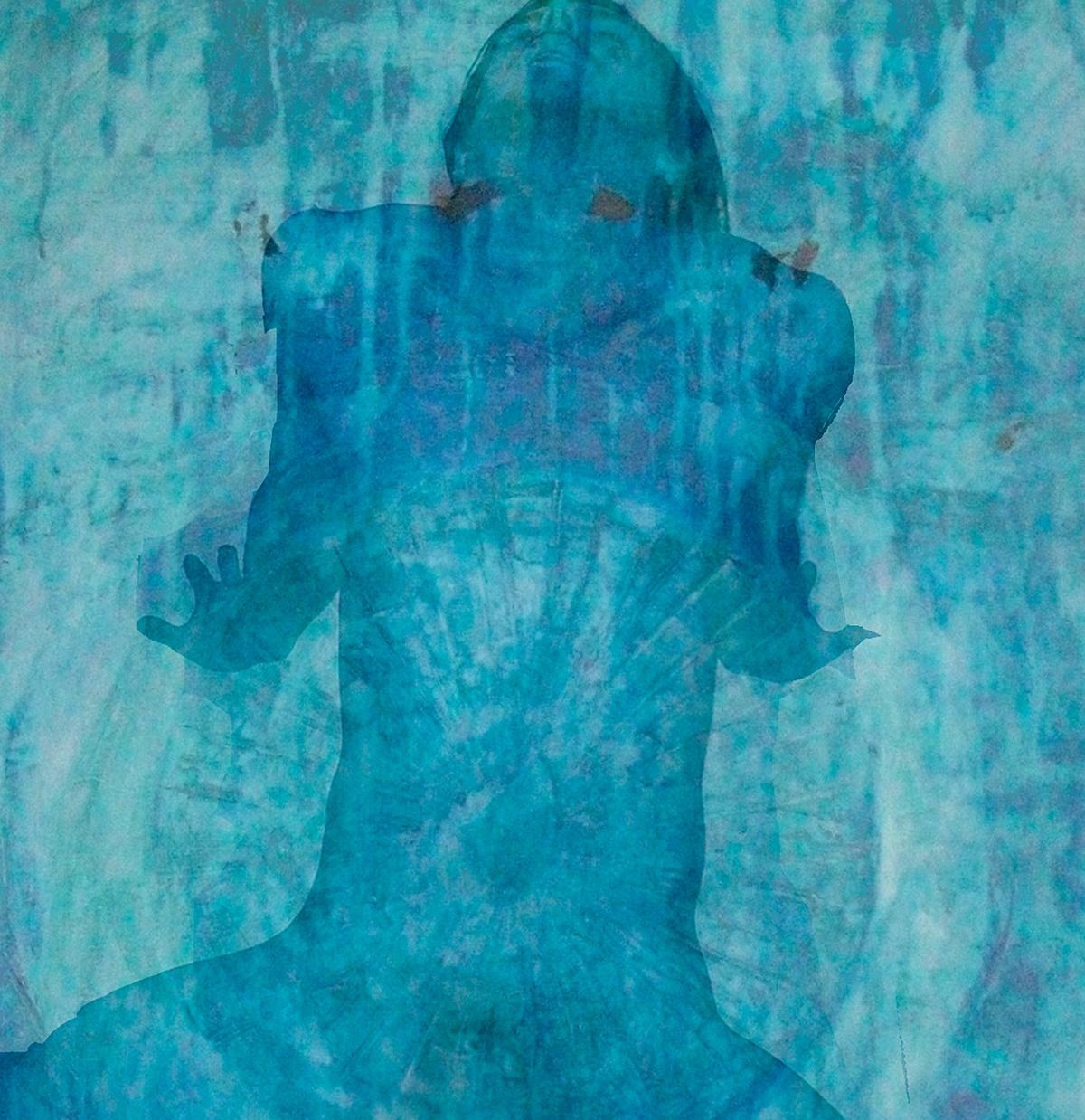 Fotografía y pintura. Medidas 120x120 cm. 58x50 cm. Arte digital. 2010- 2011