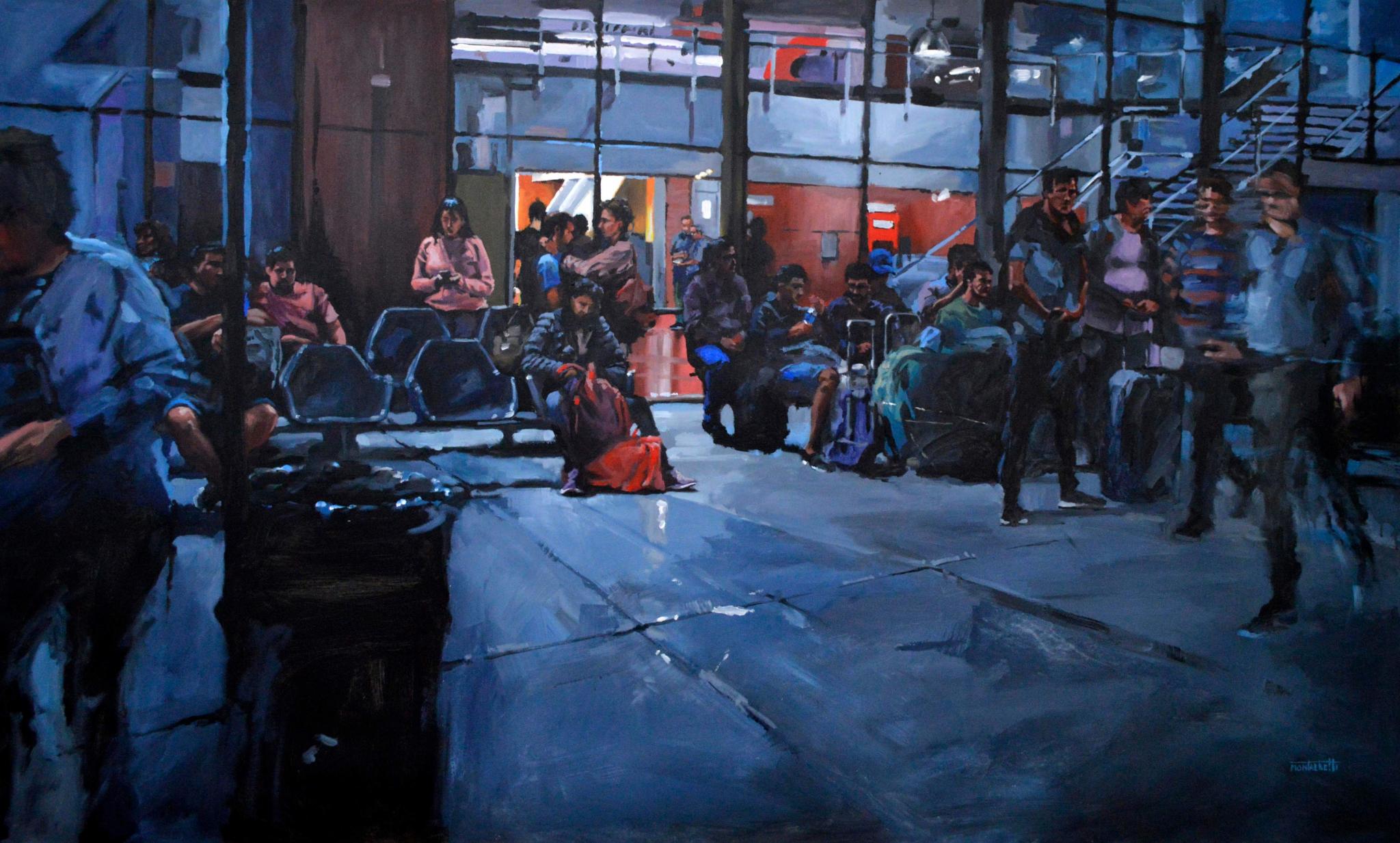 Acrílico sobre lienzo. Medidas: 100x160