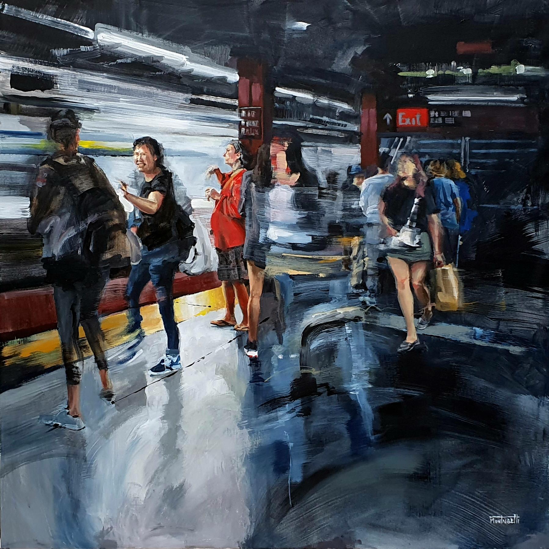 Acrílico sobre tela. Medidas: 100x100 cm.