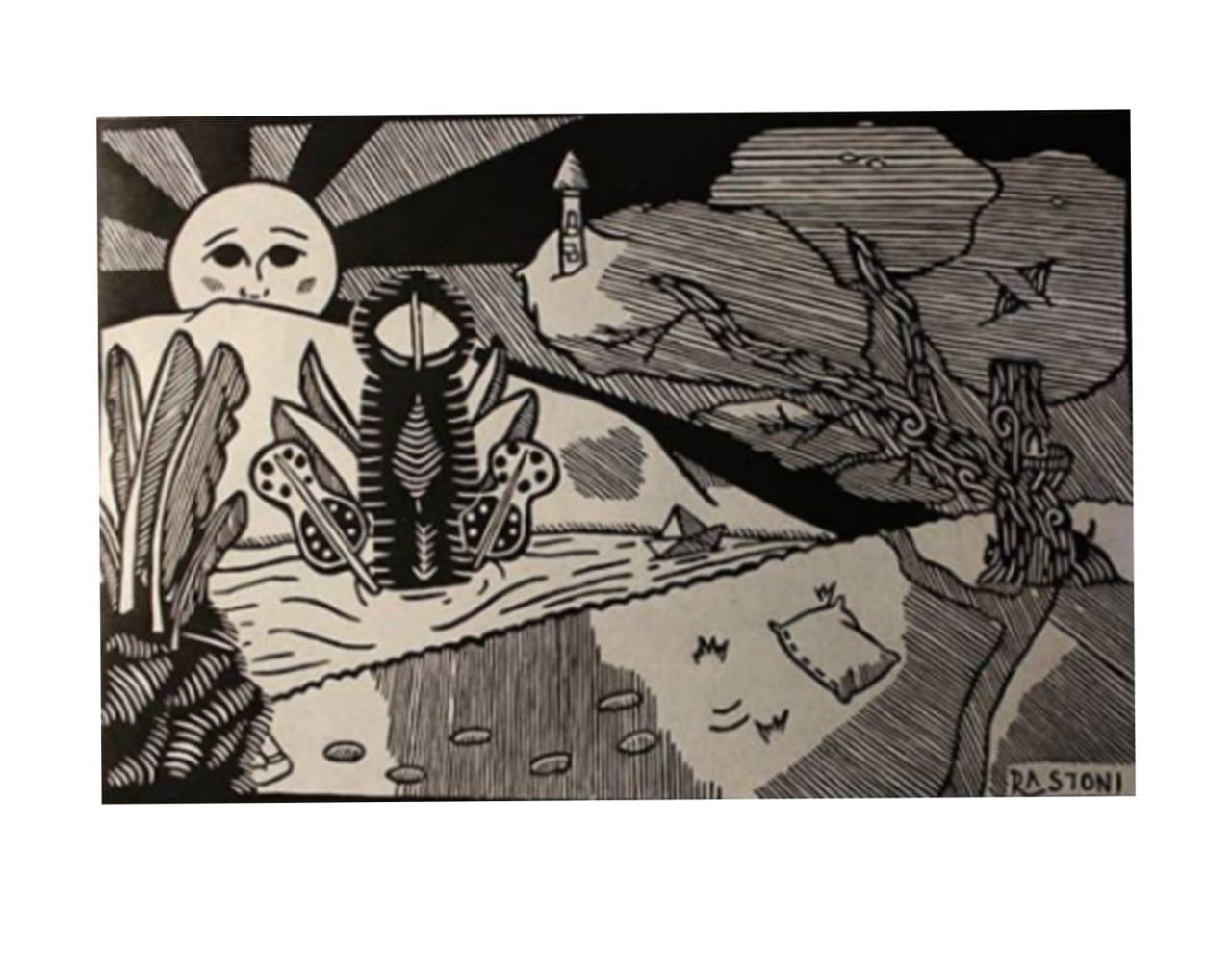 Xilografía. Medidas: 21x31 cm. 2020