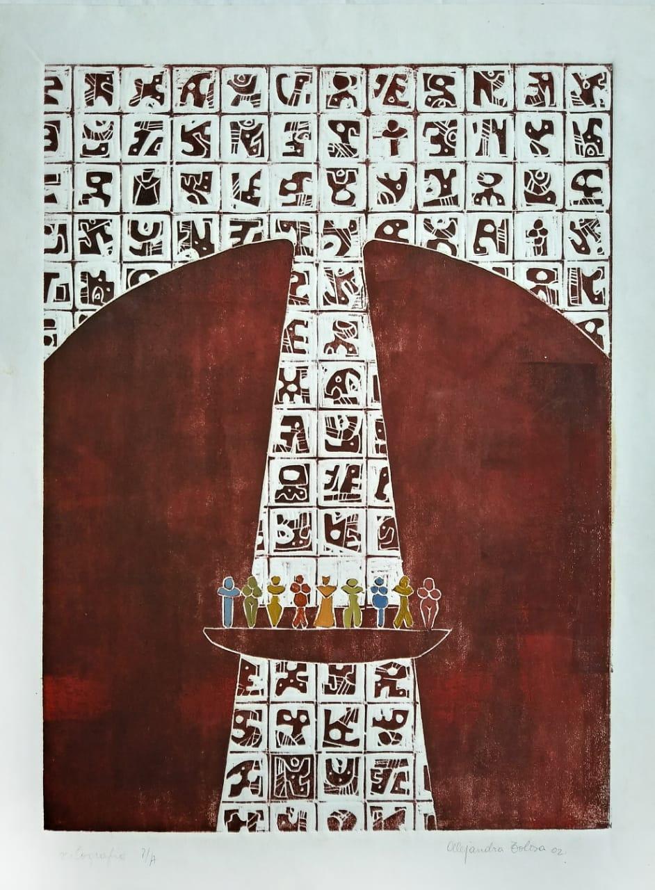 Xilografía. Medidas: 39x29 cm.