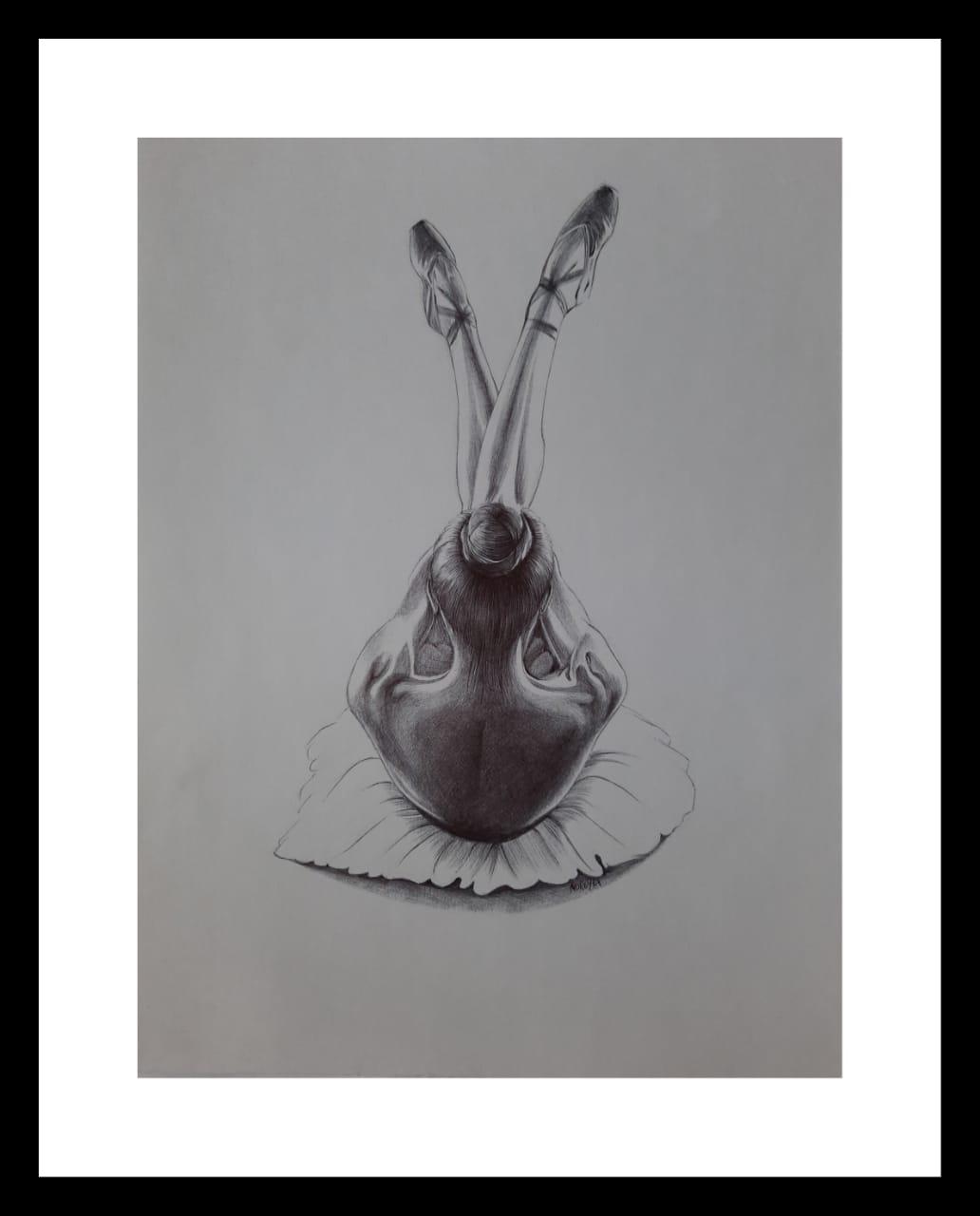 Dibujo con birome sobre papel. Medidas: 27x18 cm.