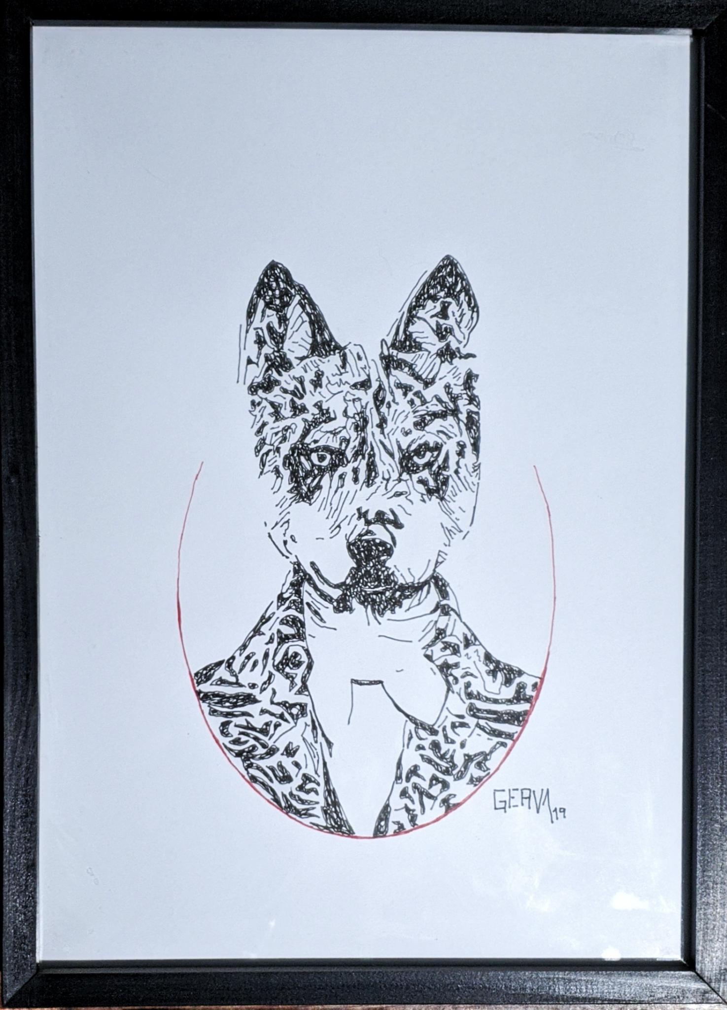 Tinta sobre papel medidas: 22x30.7cm año: 2019