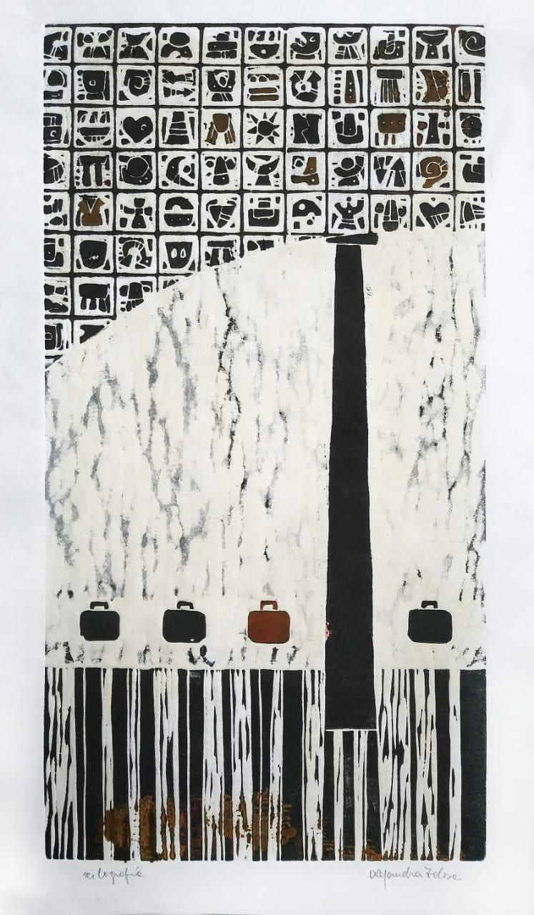 Xilografía. Medidas: 50 x 26 cm. (sin marco)