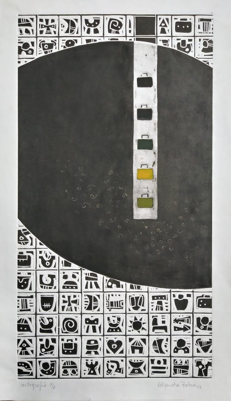 Xilografía. Medidas: 50 x 26 cm. (sin marco)