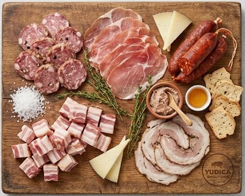 Salame artesanal ahumado