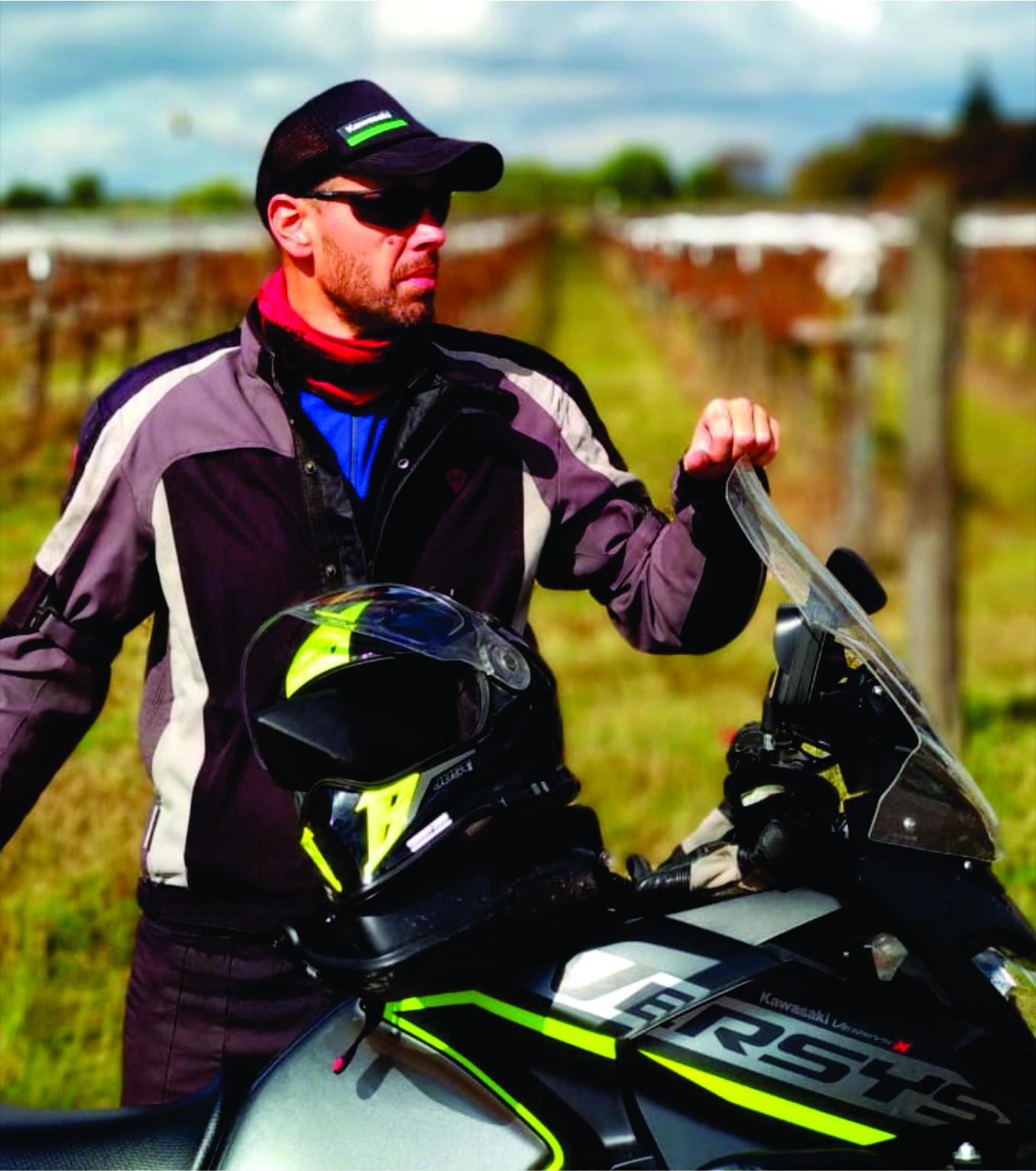 Pablo, paseando en Versys 300