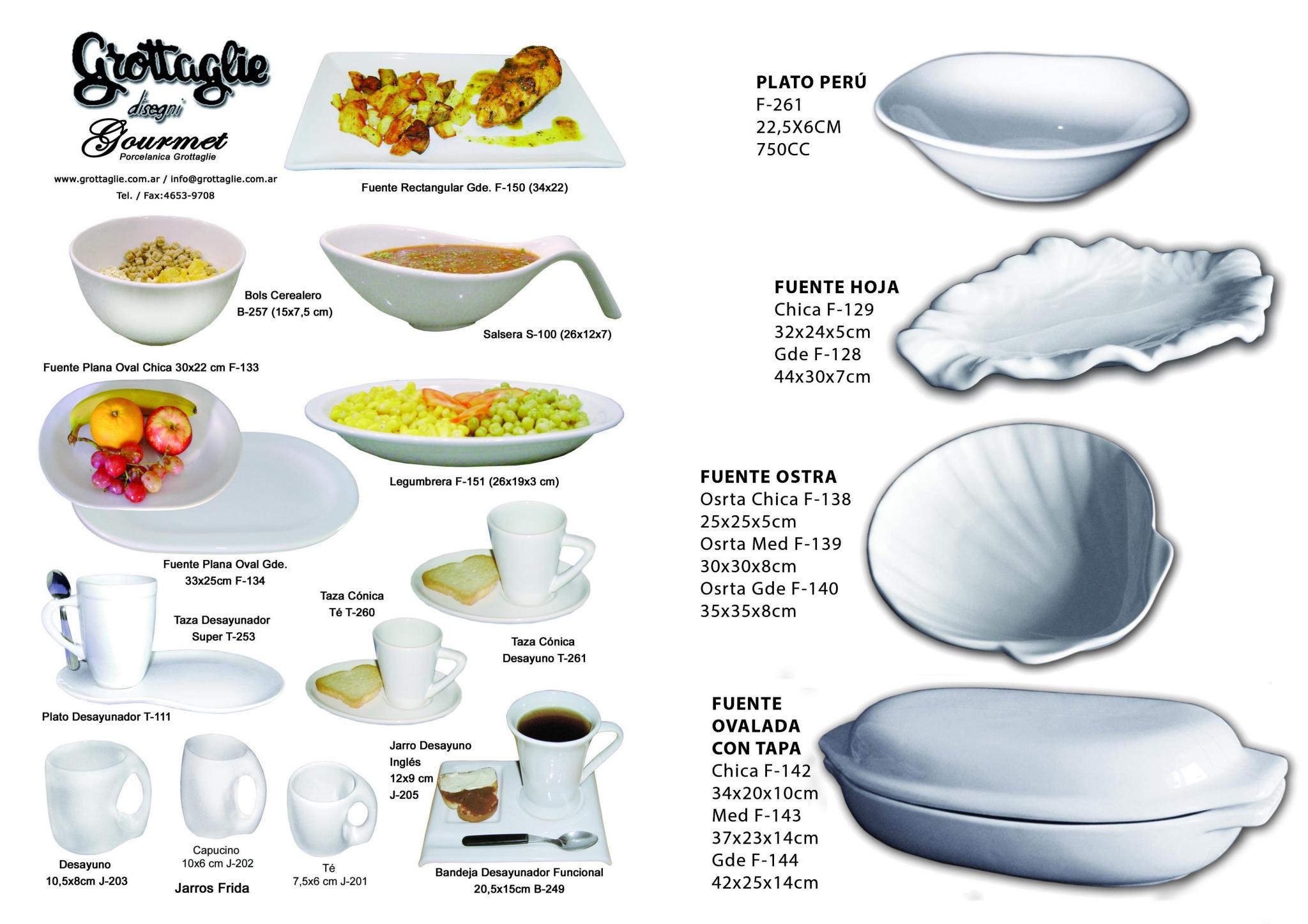 Fuentes - Bols - Ensaladeras - Tazas