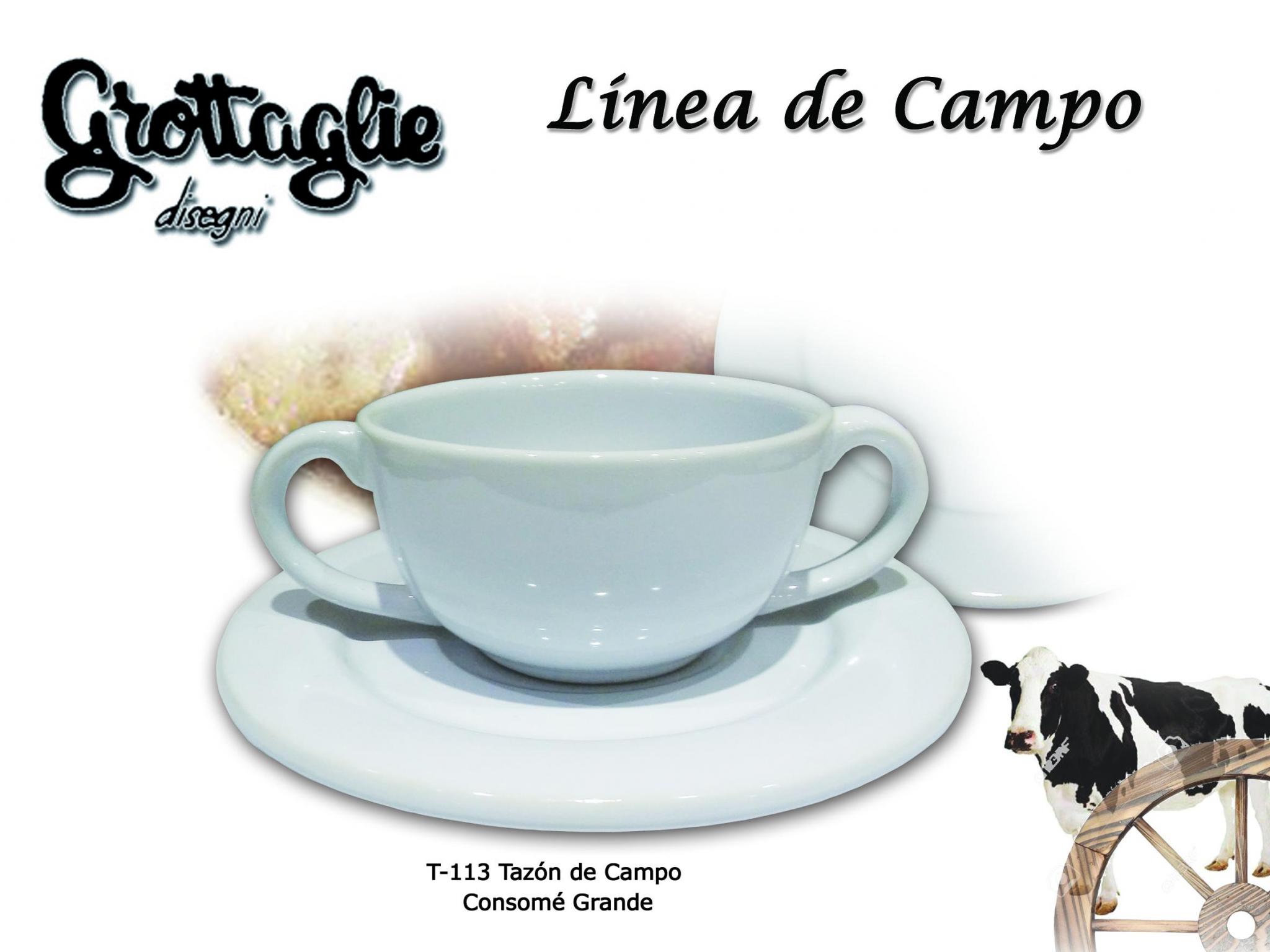 Tazón Campo  Consomé Grande