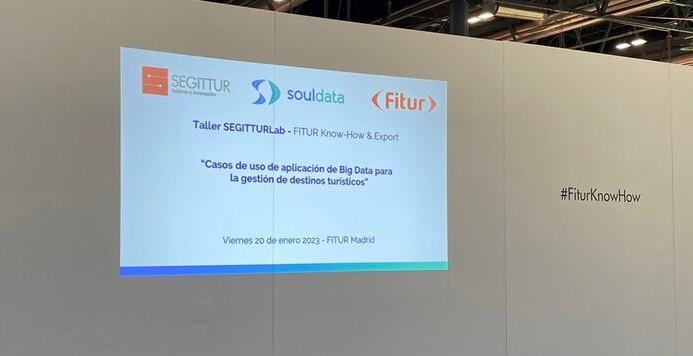 Impartimos el taller de Big Data en el marco de #SEGITTURLab en #FITUR Madrid
