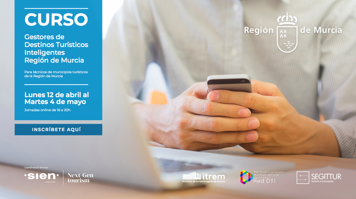 Capacitamos en el curso de Gestores de Destinos Turísticos Inteligentes de Murcia, España
