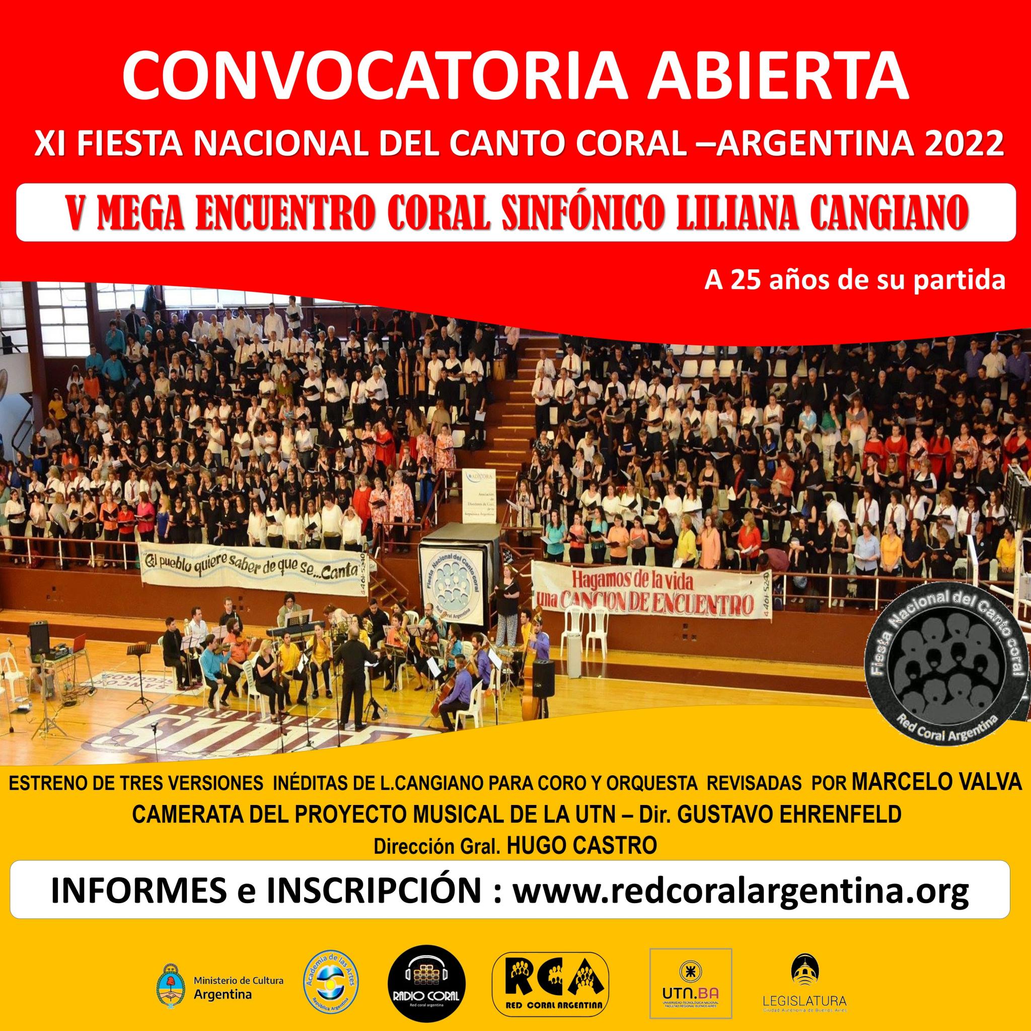 Nuevo Megaencuentro coral sinfónico 2022