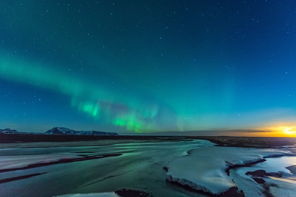 Bespoke winter expeditions tracking active solar wind across frozen river valleys.