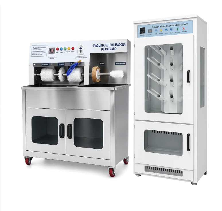 Equipamiento para lavado de calzado