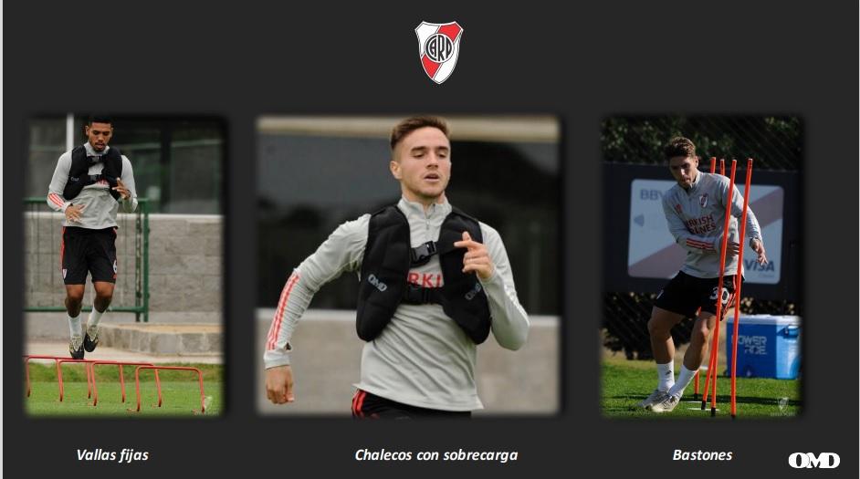 River Plate utiliza accesorios deportivos OMD