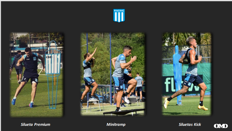 Racing Club entrena con OMD