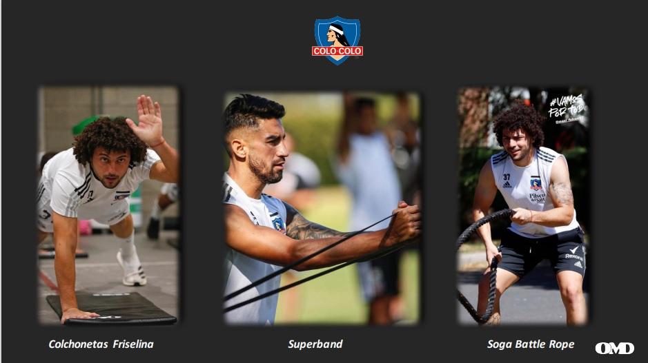 El club chileno COLO COLO entena con OMD 