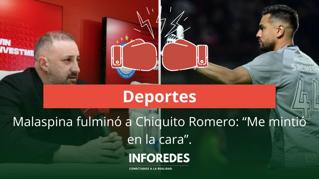 Malaspina fulminó a Chiquito Romero: “Me mintió en la cara”