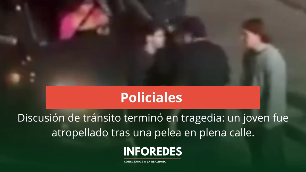 Discusión de tránsito terminó en tragedia: un joven fue atropellado tras una pelea en plena calle